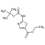 CAS#: 941294-50-4, Ethyl 2-({[(2-methyl-2-propanyl)oxy]carbonyl}amino)-1,3-oxazole-5-carboxylate