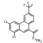 CAS#: 94133-65-0, Methyl 1,3-Dichloro-6-(Trifluoromethyl)Phenanthren-9-Carboxylate