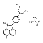 CAS#: 94135-70-3, 6-Bromo-2-{4-[ethyl(2-hydroxyethyl)amino]phenyl}-1-methylbenzo[cd]indolium 2-hydroxypropanoate