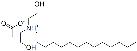 CAS 登录号：94139-14-7， 双(2-羟基乙基)十四烷基铵醋酸盐
