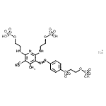 CAS#: 94158-85-7, 4-methyl-2,6-bis[[2-(sulfooxy)ethyl]amino]-5-[2-[4-[[2-(sulfooxy)ethyl]sulfonyl]phenyl]diazenyl]-3-Pyridinecarbonitrile sodium salt (1:1)