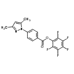 CAS#: 941717-00-6, Pentafluorophenyl 4-(3,5-dimethyl-1H-pyrazol-1-yl)benzoate