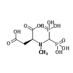 CAS#: 94200-64-3, (2S)-2-(diphosphonomethyl-methyl-amino)butanedioic acid