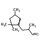 CAS#: 94201-29-3, 2-methyl-3-(3,5,5-trimethyl-1-cyclopentenyl)propanal