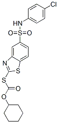 CAS#: 94213-18-0, Carbonothioicacid S-[5-[[(4-Chlorophenyl)Amino]Sulfonyl]-2-Benzothiazolyl] O-Cyclohexylester