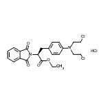 CAS#: 94213-26-0, ethyl (2S)-3-[4-[bis(2-chloroethyl)amino]phenyl]-2-(1,3-dioxoisoindolin-2-yl)propanoate hydrochloride
