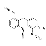 CAS#: 94213-37-3, 4-[(2,6-diisocyanatophenyl)methyl]-2-isocyanato-1-methyl-benzene