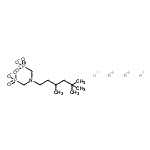 CAS#: 94230-71-4, tetrapotassium 3,5,5-trimethyl-N,N-bis(phosphonatomethyl)hexan-1-amine