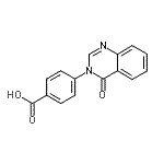 CAS#: 94242-54-3, 4-(4-Oxo-3(4H)-quinazolinyl)benzoic acid