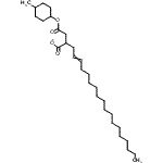 CAS 登录号：94247-57-1， 2-[2-(4-甲基环己氧基)-2-氧代-乙基]二十碳-4-烯酸酯