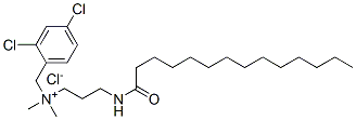 CAS#: 94279-05-7, (2,4-Dichlorobenzyl)Dimethyl[3-[(1-Oxotetradecyl)Amino]Propyl]Ammonium Chloride