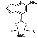 CAS#: 943323-56-6, 4-(4,4,5,5-Tetramethyl-1,3,2-dioxaborolan-2-yl)-1H-pyrrolo[2,3-b]pyridin-6-amine