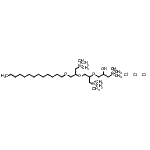 CAS 登录号：94333-33-2， [2-[2-(2-羟基-3-三甲基铵基-丙氧基)-3-三甲基铵基-丙氧基]-3-十三烷氧基-丙基]-三甲基-铵三氯化物