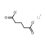 CAS 登录号：94333-47-8， 戊烷二酸酯,锂盐(1:1)