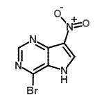 CAS 登录号：943846-24-0， 4-溴-7-硝基-5H-吡咯并[3,2-d]嘧啶