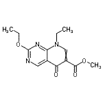 CAS 登录号：94442-14-5， 甲基2-乙氧基-8-乙基-5-氧代-吡啶并[6,5-d]嘧啶-6-羧酸酯