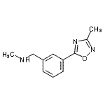 CAS#: 944450-79-7, N-Methyl-1-[3-(3-methyl-1,2,4-oxadiazol-5-yl)phenyl]methanamine