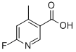 CAS#: 944582-95-0, 6-Fluoro-4-Methyl-3-Pyridinecarboxylic Acid