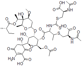 CAS 登录号：94555-00-7， 帕地霉素 A