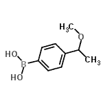 CAS 登录号：945723-15-9， [4-(1-甲氧基乙基)苯基]硼酸