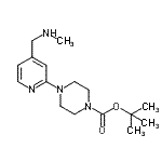 CAS#: 946409-15-0, 2-Methyl-2-propanyl 4-{4-[(methylamino)methyl]-2-pyridinyl}-1-piperazinecarboxylate