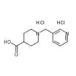 CAS 登录号：946409-40-1， 1-(3-吡啶基甲基)-4-哌啶羧酸二盐酸盐