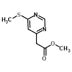 CAS 登录号：946422-10-2， 甲基[6-(甲硫基)-4-嘧啶基]乙酸酯
