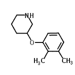 CAS 登录号：946681-02-3， 3-(2,3-二甲基苯氧基)哌啶