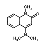 CAS 登录号：947-70-6， 4-(二甲基氨基)-1-甲基-2(1H)-喹啉酮