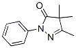 CAS 登录号：947-82-0， 2,4-二氢-4,4,5-三甲基-2-苯基-3H-吡唑-3-酮