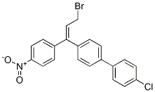 CAS#: 94732-95-3, (E)-4-[3-Bromo-1-(4-Nitrophenyl)-1-Propenyl]-4'-Chloro-1,1'-Biphenyl
