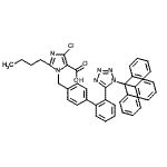 CAS#: 947331-10-4, 2-Butyl-4-chloro-1-{[2'-(1-trityl-1H-tetrazol-5-yl)-4-biphenylyl]methyl}-1H-imidazole-5-carboxylic acid