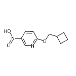 CAS#: 947534-32-9, 2-(Cyclobutylmethoxy)-5-nitropyridine