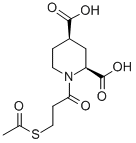 CAS#: 94769-27-4, Cis-1-(3-(Acetylthio)-1-Oxopropyl)-2,4-Piperidinedicarboxylic Acid