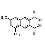 CAS#: 948289-02-9, 6,8-Dimethyl-2,3-quinolinedicarboxylic acid