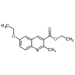 CAS 登录号：948289-68-7， 乙基6-乙氧基-2-甲基-3-喹啉羧酸酯