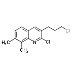 CAS#: 948290-05-9, 2-Chloro-3-(3-chloropropyl)-7,8-dimethylquinoline