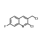 CAS#: 948291-38-1, 2-Chloro-3-(chloromethyl)-7-fluoroquinoline