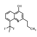 CAS 登录号：948291-55-2， 2-丙基-8-(三氟甲基)喹啉-4-醇