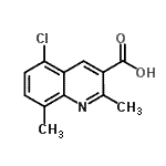 CAS#: 948294-07-3, 5-Chloro-2,8-dimethyl-3-quinolinecarboxylic acid