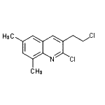 CAS#: 948294-43-7, 2-Chloro-3-(2-chloroethyl)-6,8-dimethylquinoline