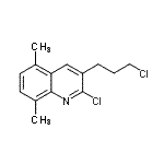 CAS#: 948294-59-5, 2-Chloro-3-(3-chloropropyl)-5,8-dimethylquinoline