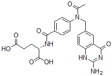 CAS 登录号：94843-77-3， 10-乙酰基-5,8-二去氮杂叶酸
