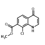 CAS#: 948573-54-4, Methyl 8-chloro-4-oxo-1,4-dihydro-7-quinolinecarboxylate