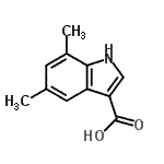 CAS#: 948581-66-6, 5,7-Dimethyl-1H-indole-3-carboxylic acid