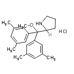 CAS#: 948595-07-1, 2-[Bis(3,5-dimethylphenyl)(methoxy)methyl]pyrrolidine hydrochloride (1:1)