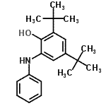 CAS 登录号：94876-25-2， 2-苯胺基-4,6-二(2-甲基-2-丙基)苯酚