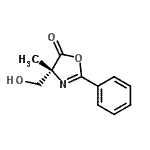 CAS#: 949142-27-2, (4R)-4-(Hydroxymethyl)-4-methyl-2-phenyl-1,3-oxazol-5(4H)-one