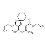 CAS#: 94926-27-9, (1S)-1,5-Anhydro-2,3-O-1,1-cyclohexanediyl-4-deoxy-1-[(2E)-4-ethoxy-2-methyl-4-oxo-2-buten-1-yl]-4-(2-hydroxyethyl)-D-ribitol