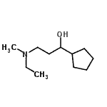 CAS#: 94939-87-4, 1-Cyclopentyl-3-[ethyl(methyl)amino]-1-propanol